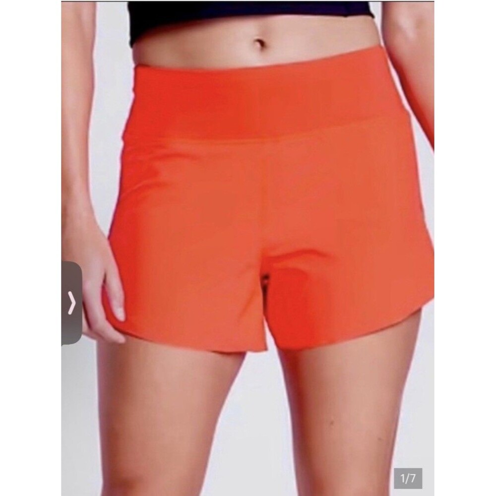 ⭐️ Allyson Felix Athleta New Nwot Orange Run With It Girls Collab Shorts M